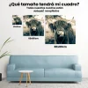Pintura Diamante - Montañés escocés en estilo sefia