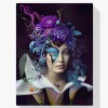 Pintura Diamante - Mujeres con flor y ojo de pájaro