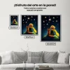 Pintura Diamante - Niño y zorro