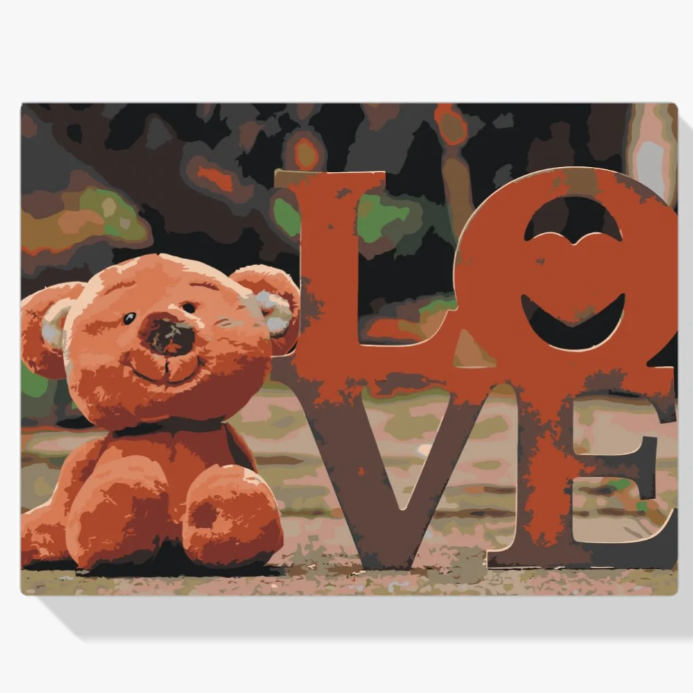 Pintura Diamante - Osito de peluche