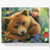 Pintura Diamante - Oso con animales
