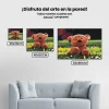 Pintura Diamante - Oso en la hierba