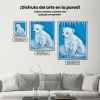 Pintura Diamante - Oso polar