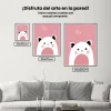 Pintura Diamante - Oso rosa
