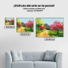 Pintura Diamante - Paisaje colorido
