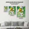 Pintura Diamante - Pájaro con flor