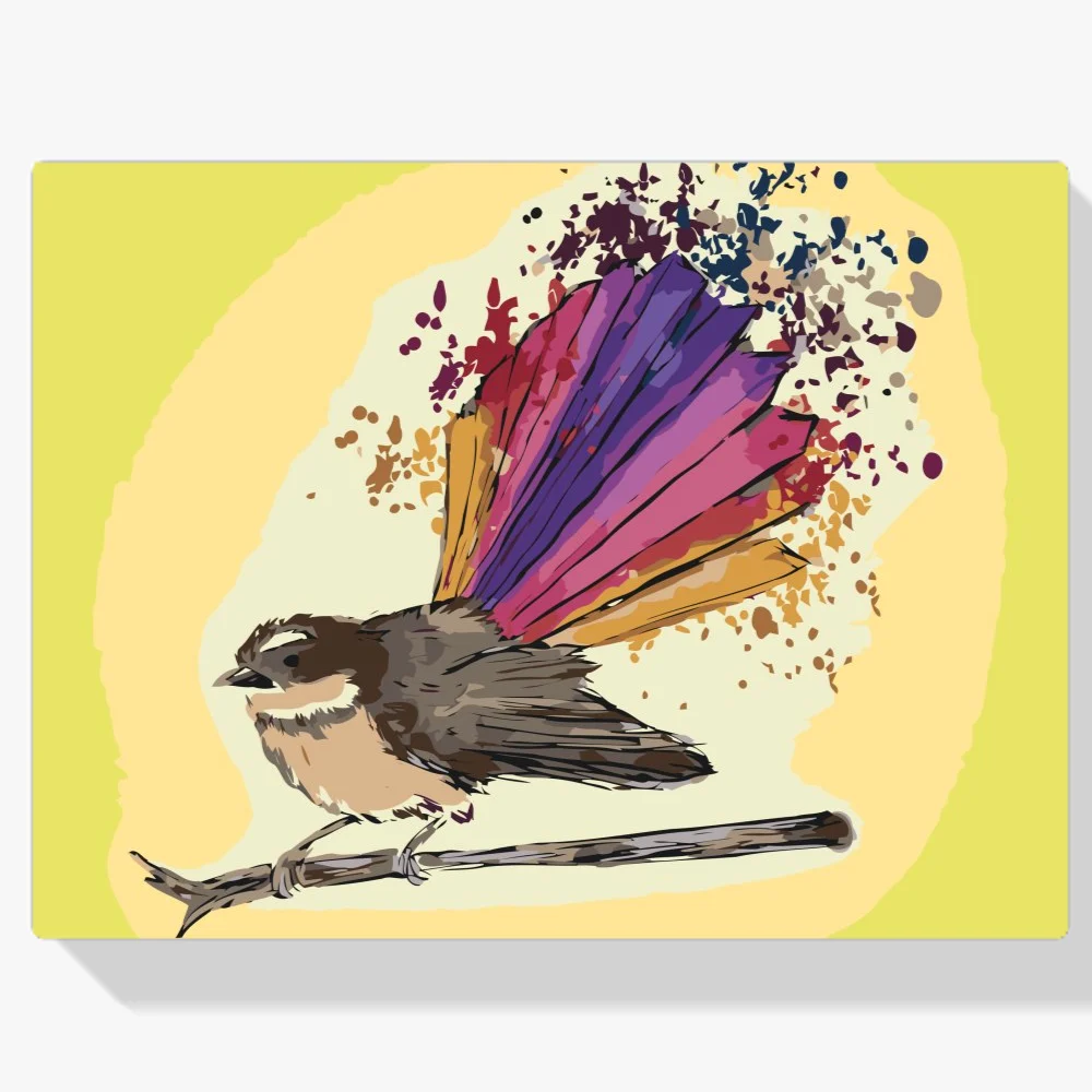 Pintura Diamante - Pájaro mágico