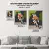 Pintura Diamante - Pájaro sobre madera
