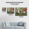 Pintura Diamante - Pájaros de Navidad