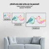 Pintura Diamante - Pájaros de amor