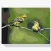 Pintura Diamante - Pájaros en el árbol