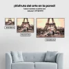 Pintura Diamante - Palomas en París