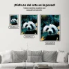 Pintura Diamante - Panda escondido