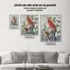 Pintura Diamante - Pareja de cardenales