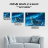 Pintura Diamante - Pareja de lobos