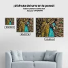 Pintura Diamante - Pavo real orgulloso