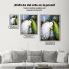 Pintura Diamante - Pavos reales blancos y azules