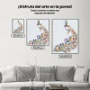 Pintura Diamante - Pavos reales de colores 2