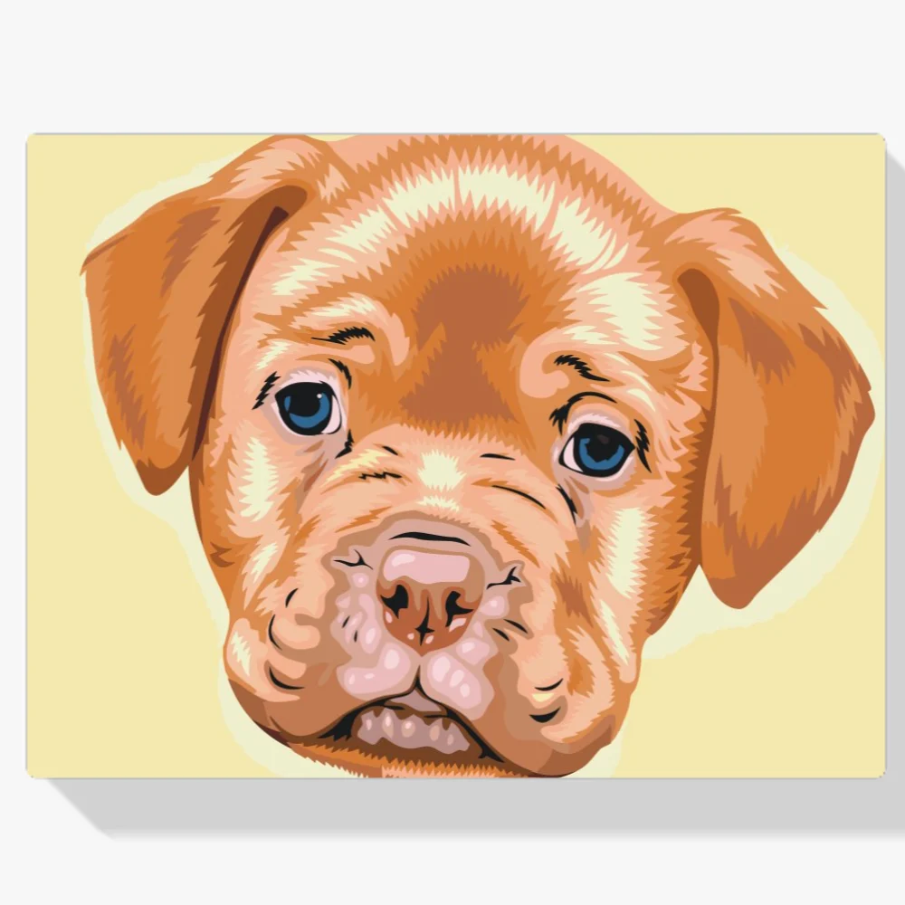 Pintura Diamante - Pequeño cachorro