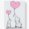 Pintura Diamante - Pequeños elefantes
