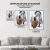 Pintura Diamante - Perro con caballo