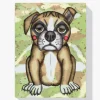 Pintura Diamante - Perro con mejillas rosadas