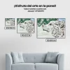 Pintura Diamante - Perro en la nieve