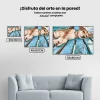 Pintura Diamante - Perro perezoso