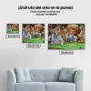 Pintura Diamante - Perros jugando al billar