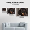 Pintura Diamante - Perros salchicha pequeños