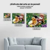 Pintura Diamante - Perros y flores