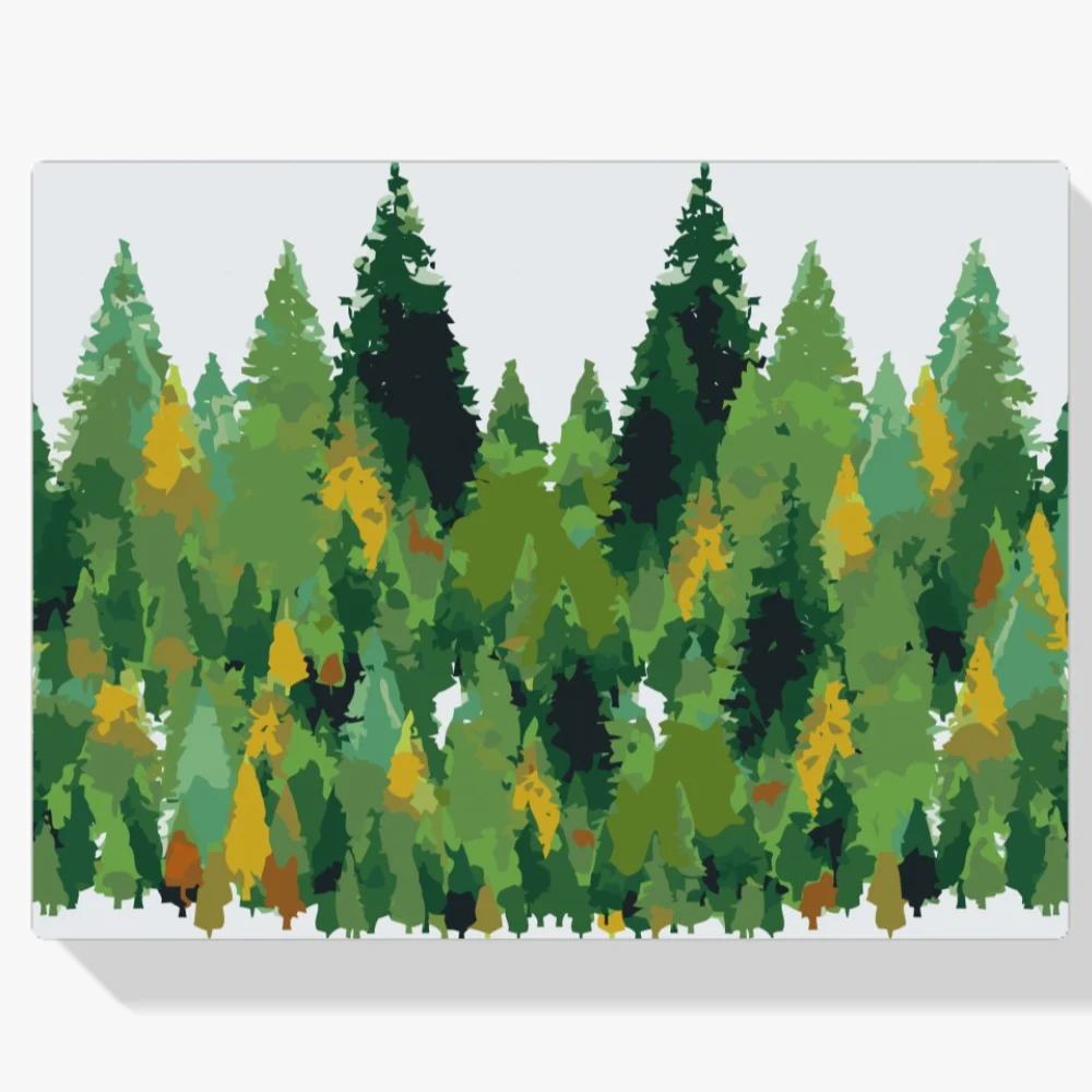 Pintura Diamante - Pinos