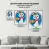 Pintura Diamante - Pintor de conejos