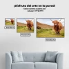 Pintura Diamante - Poderoso montañés escocés en la isla de Skye