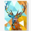 Pintura Diamante - Polígono Cabeza de ciervo 1
