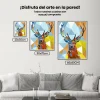 Pintura Diamante - Polígono Cabeza de ciervo 2