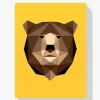 Pintura Diamante - Polígono Cabeza de oso