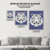 Pintura Diamante - Polígono del tigre blanco