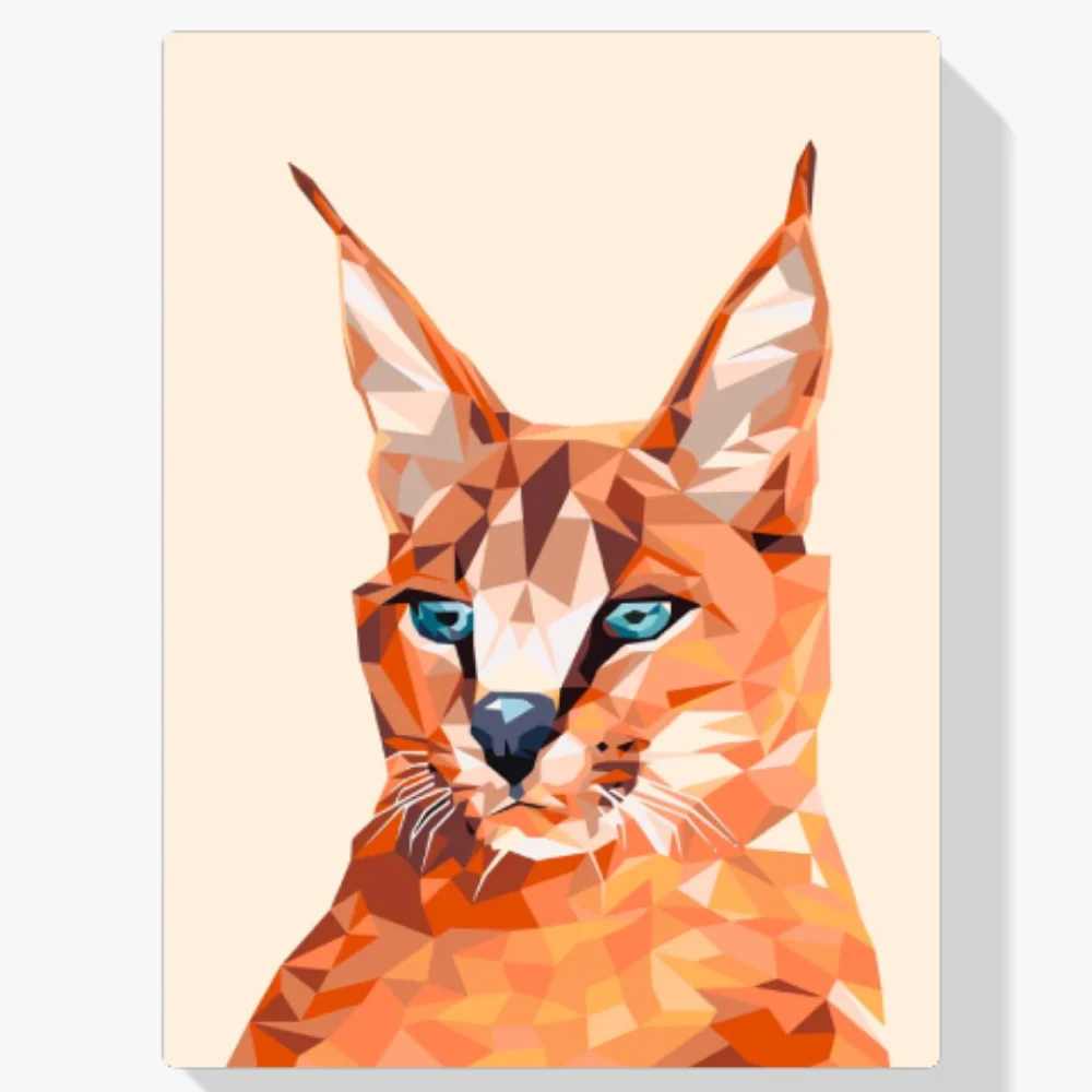 Pintura Diamante - Polígono depredador