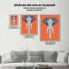 Pintura Diamante - Polígono elefante