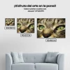 Pintura Diamante - Primer plano de un gato