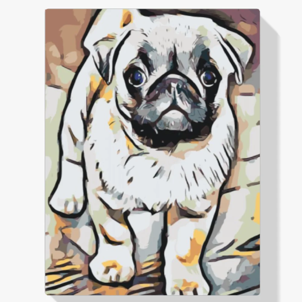 Pintura Diamante - Pug