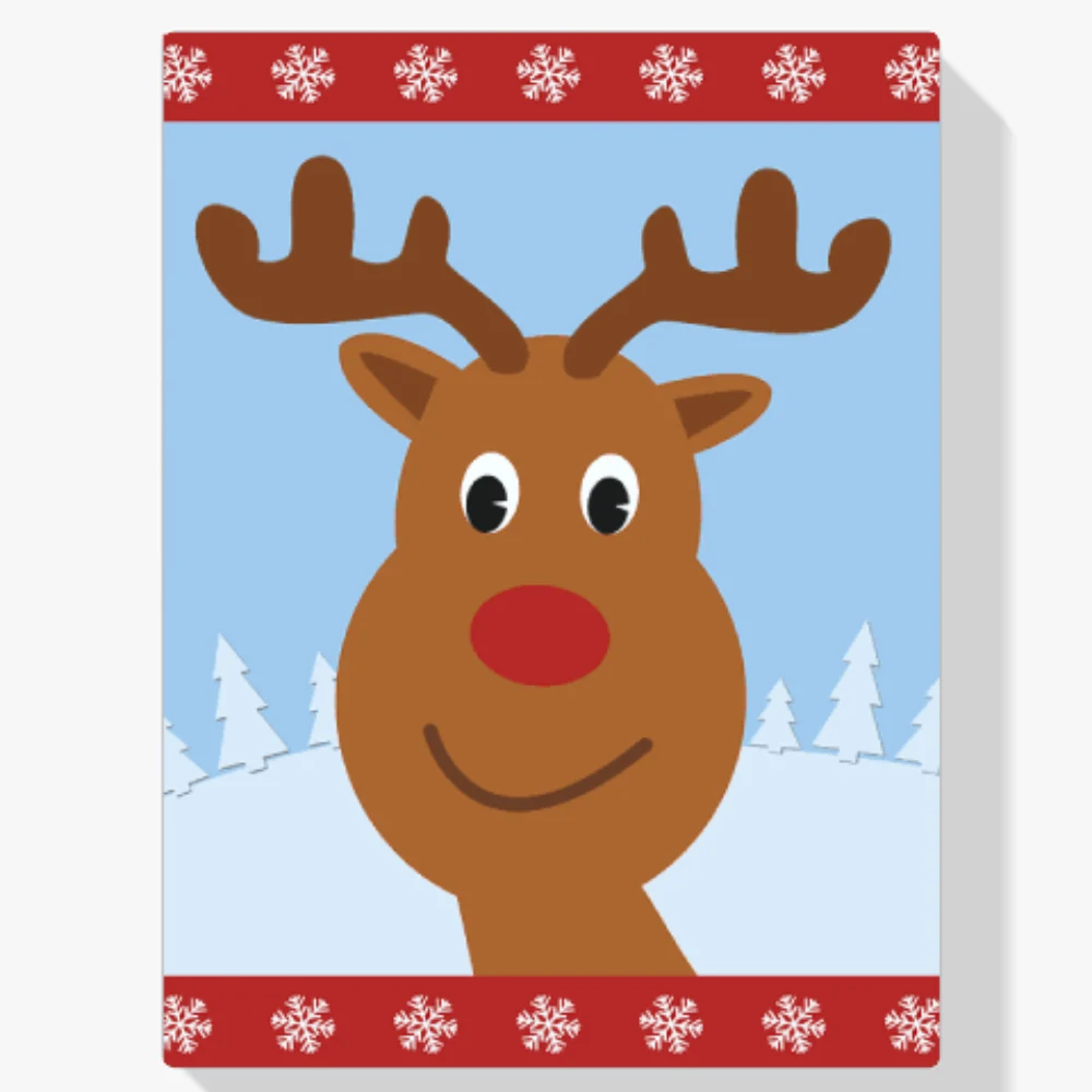 Pintura Diamante - Reno feliz