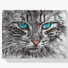 Pintura Diamante - Retrato de gato