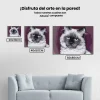 Pintura Diamante - Retrato de un gato