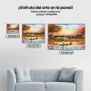 Pintura Diamante - Reunión en África