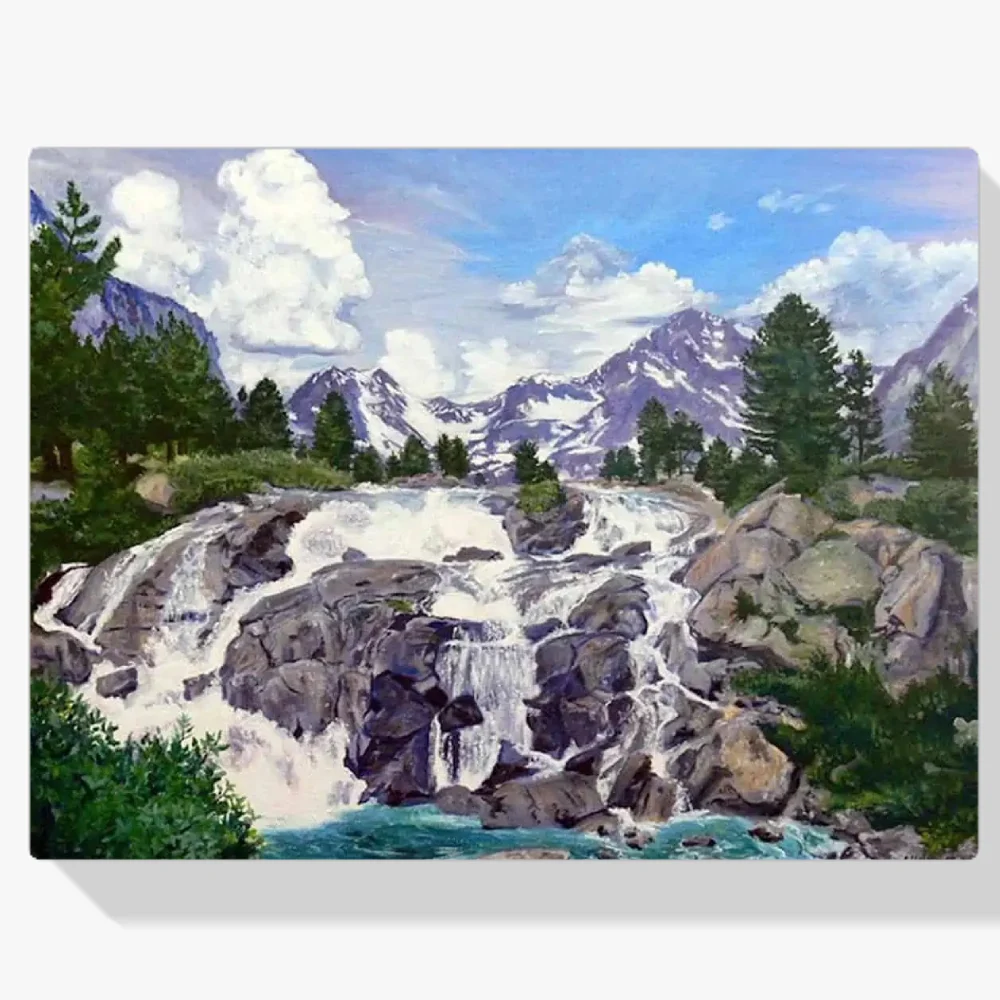 Pintura Diamante - Río en Bergen