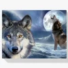 Pintura Diamante - Rugido de lobo