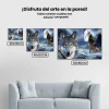 Pintura Diamante - Rugido de lobo
