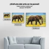 Pintura Diamante - Safari elefante
